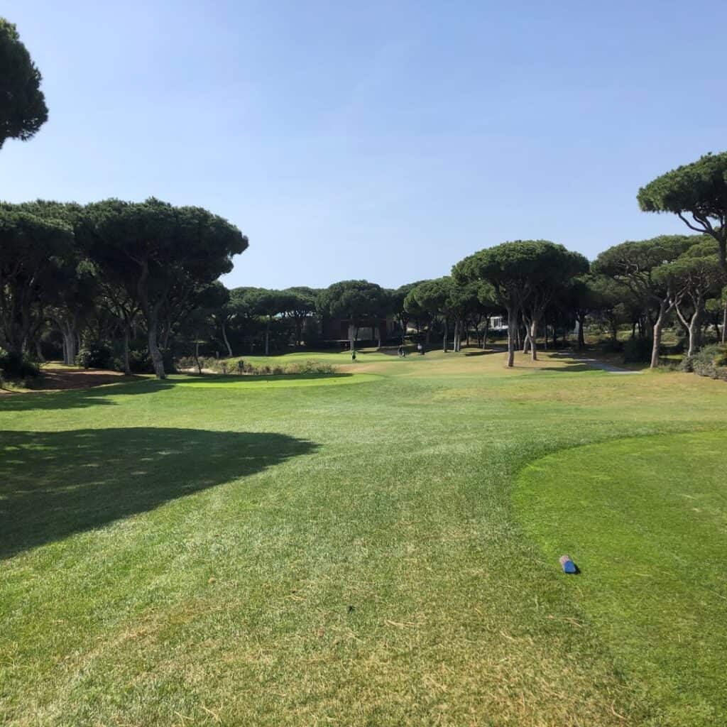Peter Sandberg och kompisarna på Dom Pedro Vilamoura och veckans favorit Old Course.
