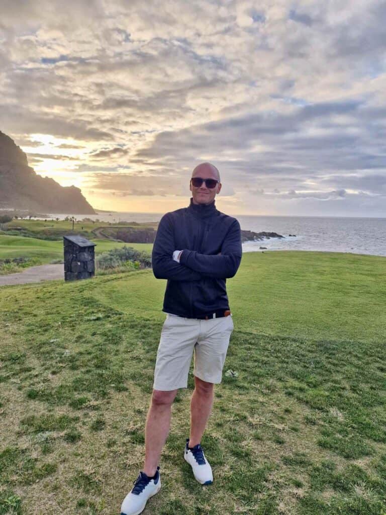 En vecka i januari var Stefan på studiebesök på Teneriffa och besökte ett tiotal hotell och en handfull golfbanor.