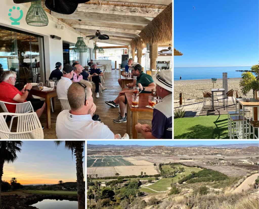 Trevliga golfdagar under årets Golfturens Pro-Am i Almeria.