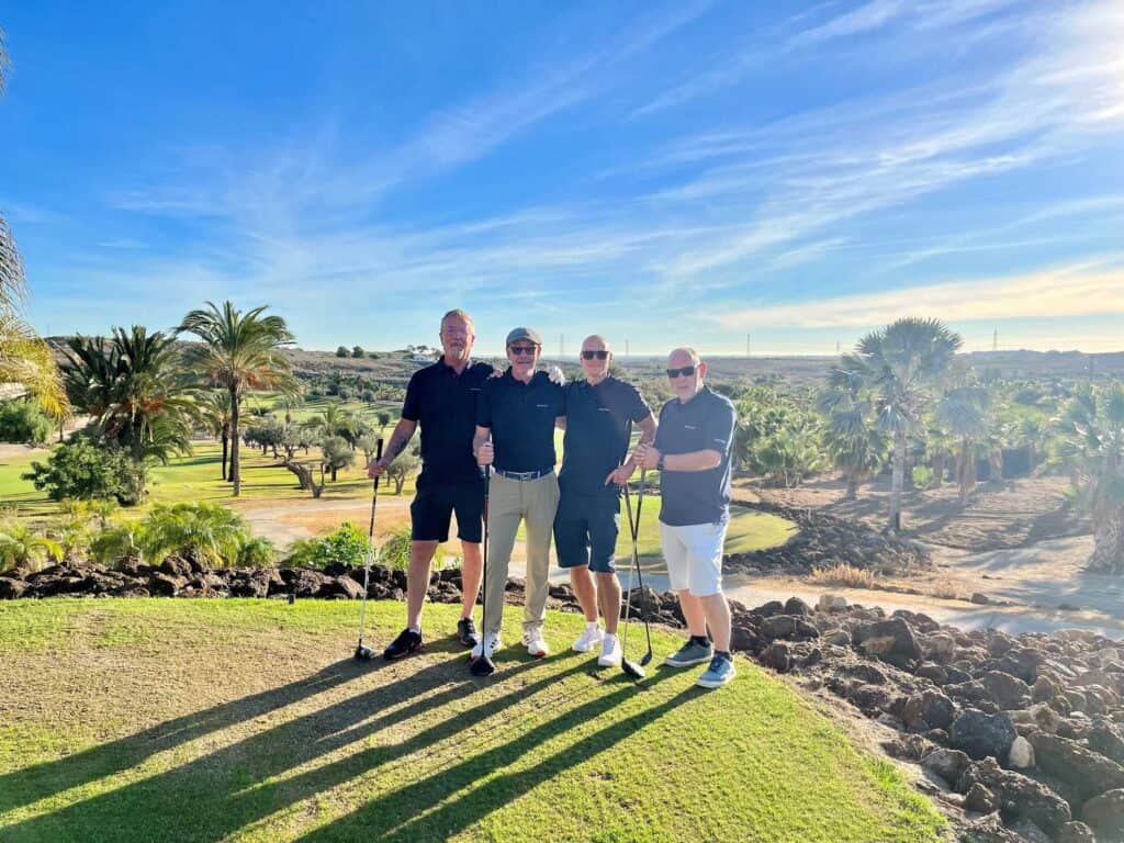 Golfturens Pro-Am 2023 spelades bland annat på trevliga Valle del Este Golf Club.