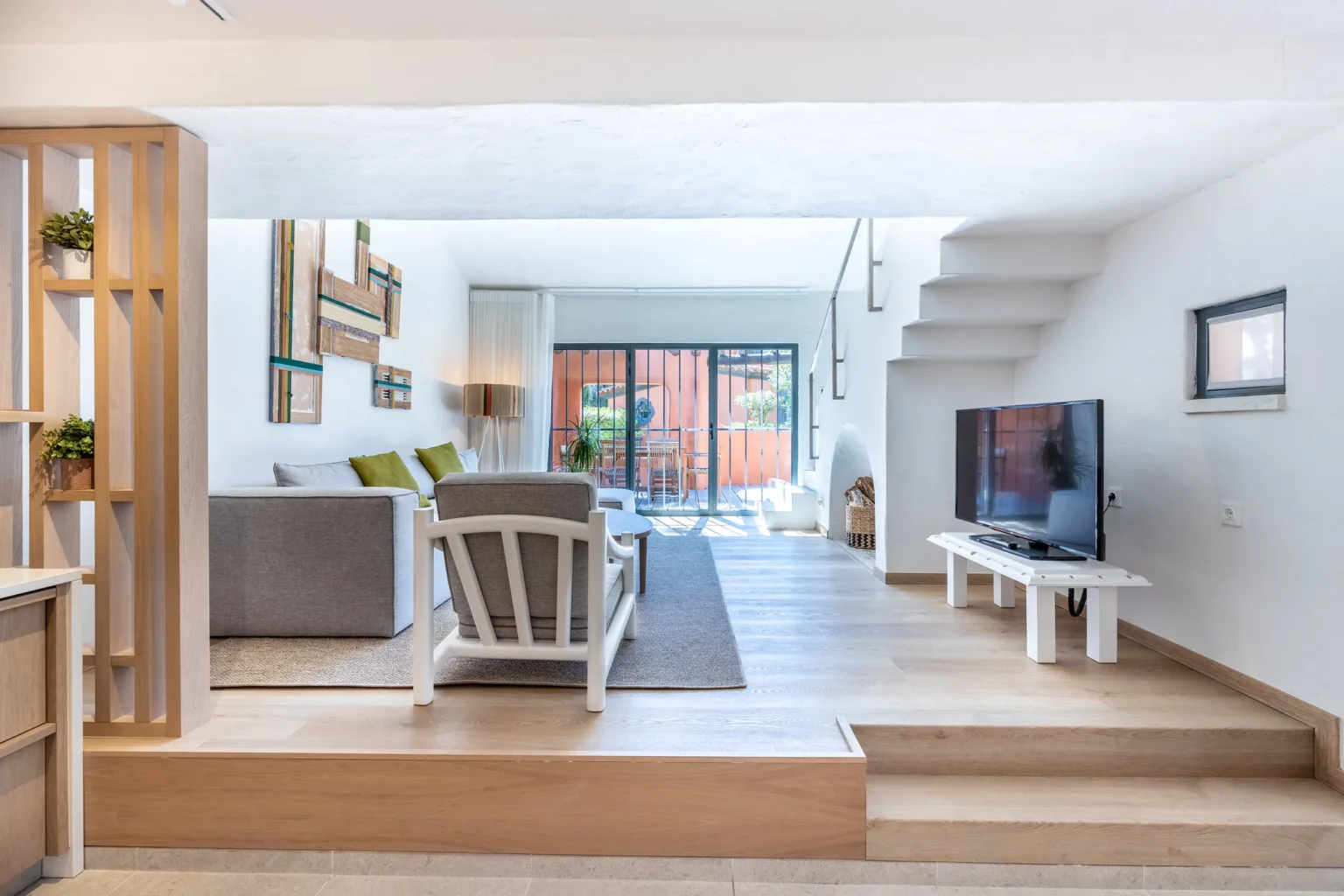 radhusen är 75 - 125m2 på Quinta da Marinha Village och rymmer up till 5 personer.