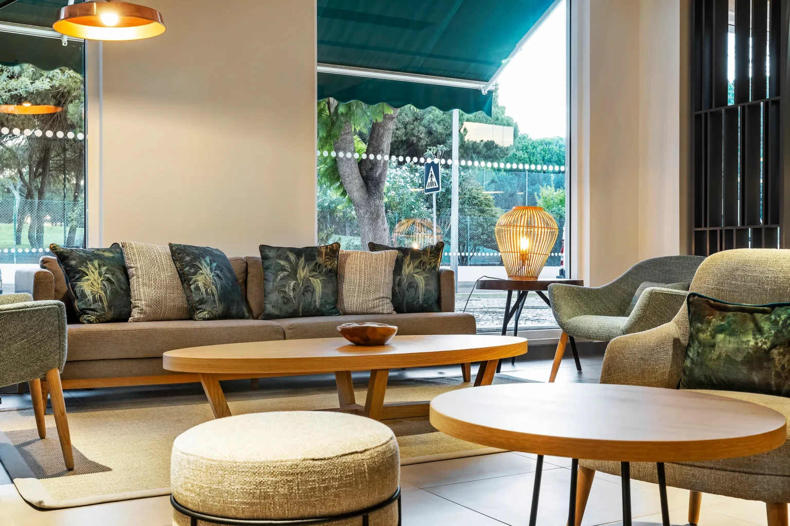 Sällskapsytor på The Patio Suite Hotel.