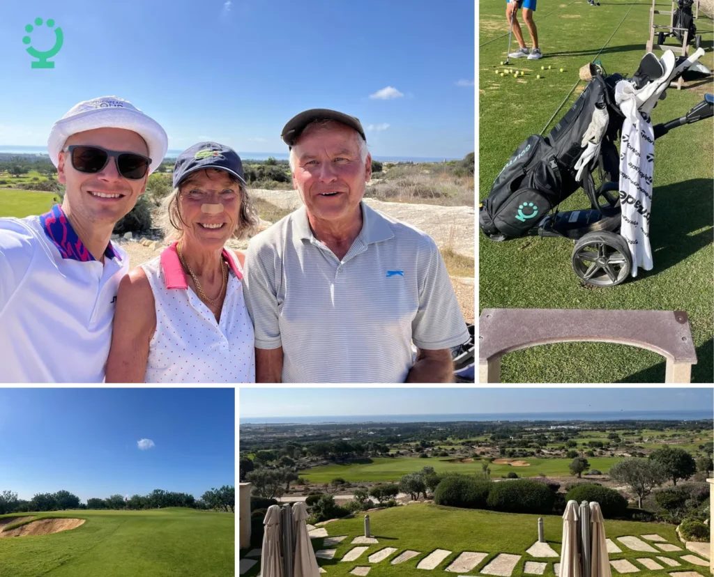 Spel på formidabla Eléa Golf Club på Cypern, Pafos.