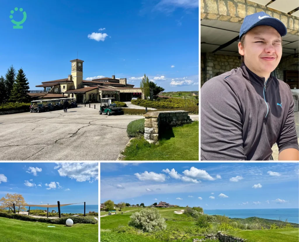 Far och son golfweekend till Bulgarien och deras signature golf coast.
