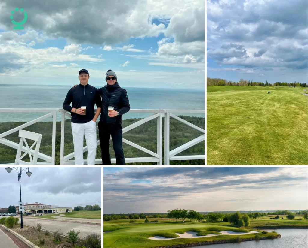 Far och son golfweekend till Bulgarien och deras signature golf coast.